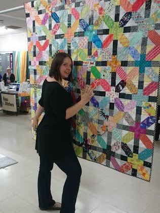 Kim and quilt 2 cropped