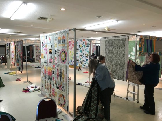 3-Quilt Show Take Down March 2016