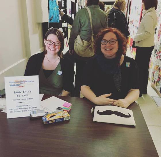 Elizabeth and Kristin SMQG Quilt Show March 2016