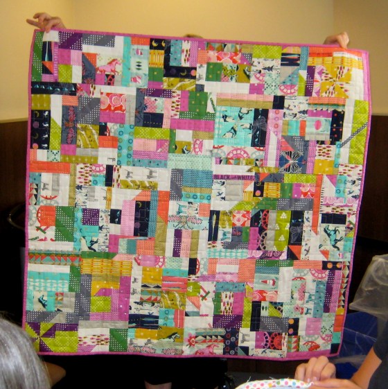 07-Edith Cotton and Steel scrap quilt